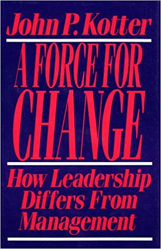 Force For Change:  How Leadership Differs from Management